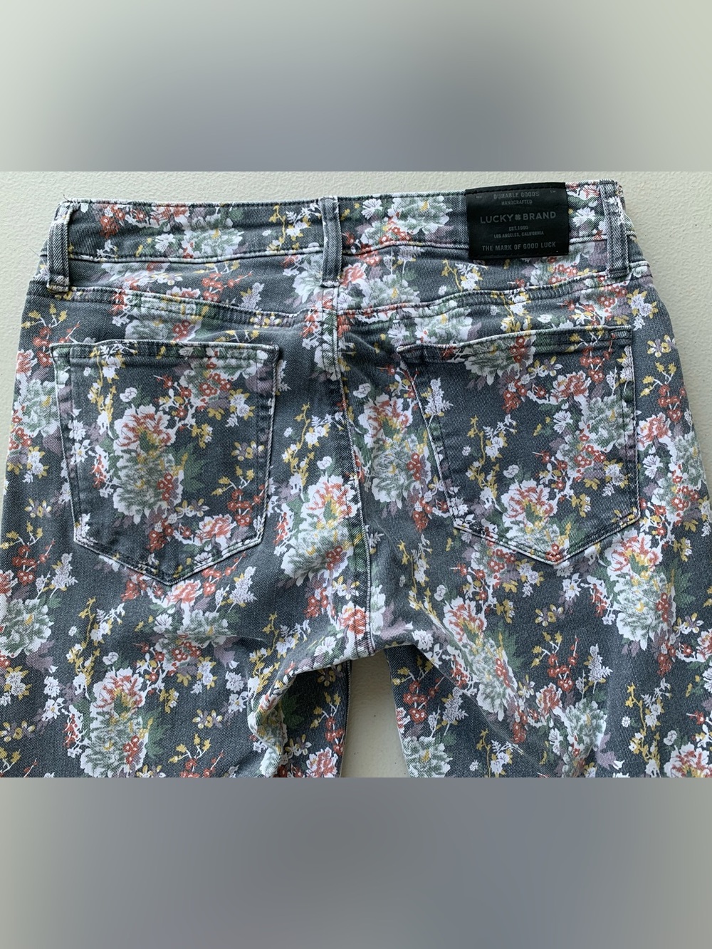 LUCKY BRAND Jeans Women's Size 6/28 Floral - Picture 6 of 10